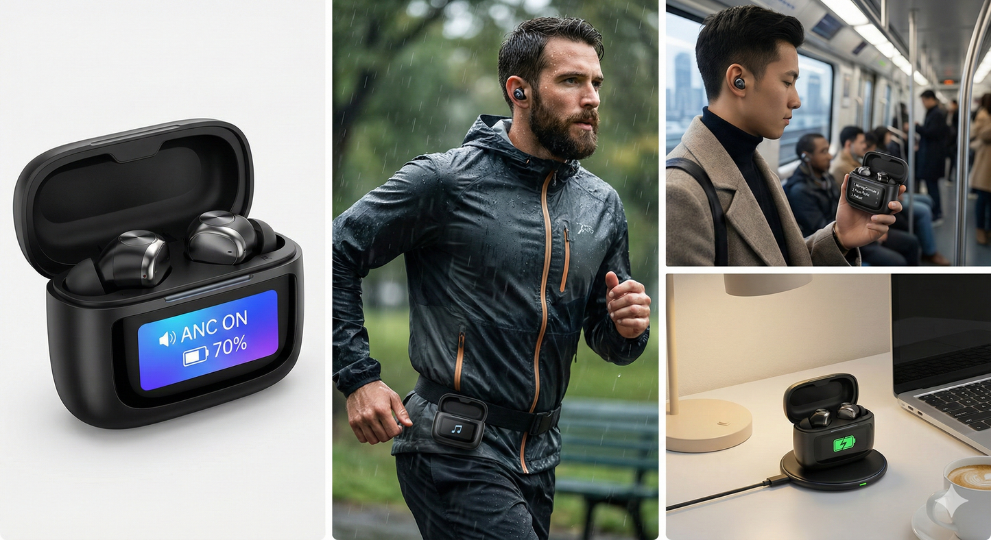 A9 Pro Touch Screen Earbud