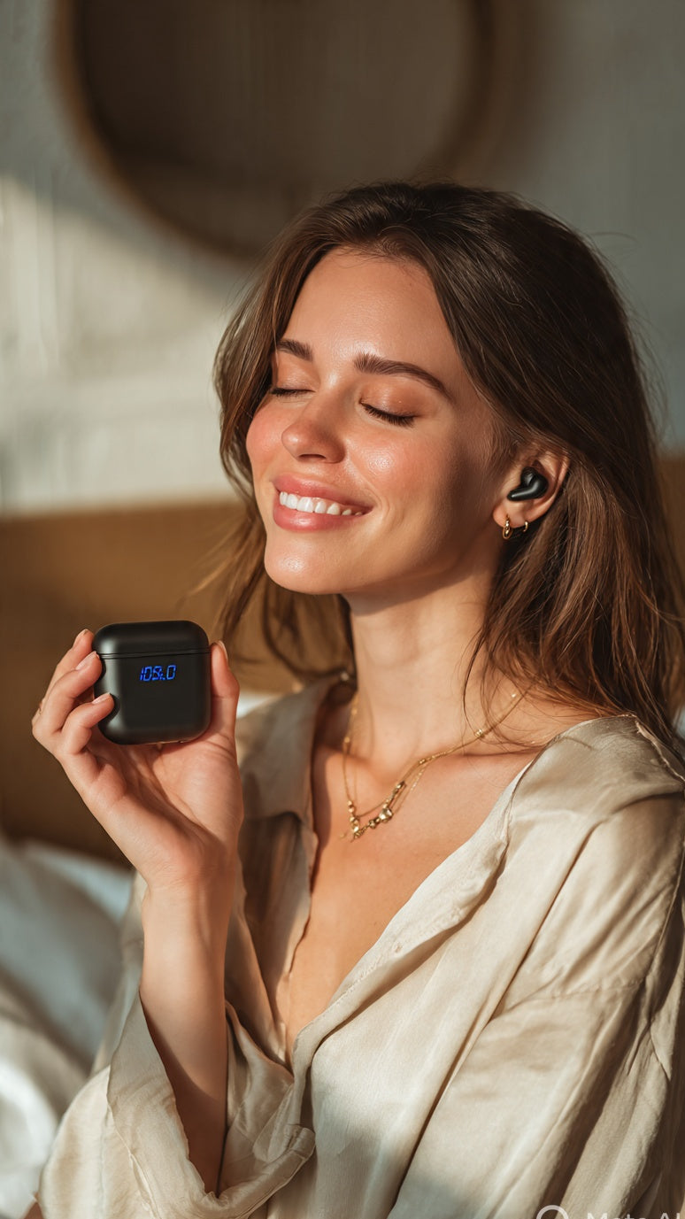 M19 PowerPods – Wireless Earbuds with LED Battery Display